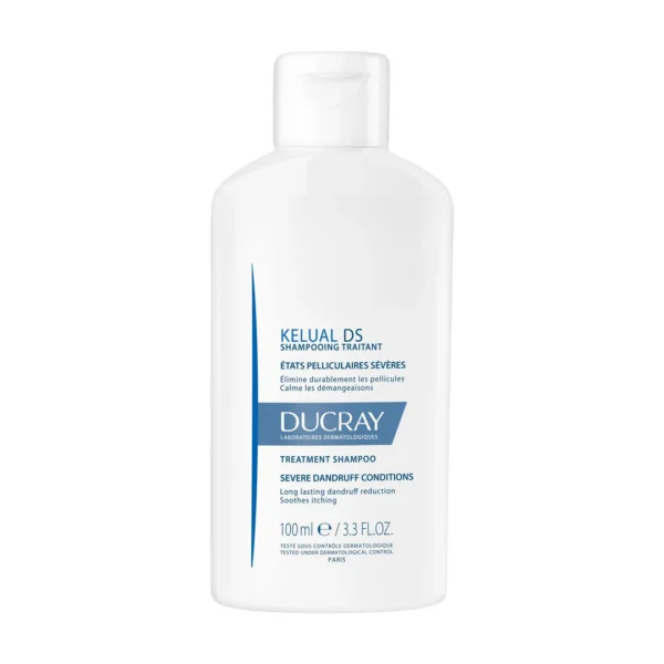 Ducray Kelual DS szampon do postępowania w ciężkich stanach łupieżowych, 100 ml