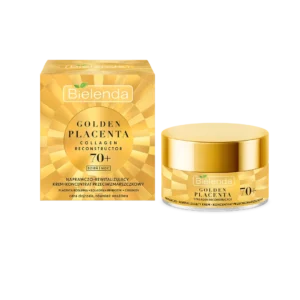Bielenda Golden Placenta Collagen Reconstructor naprawczo-rewitalizujący krem-koncentrat przeciwzmarszczkowy 70+, 50 ml