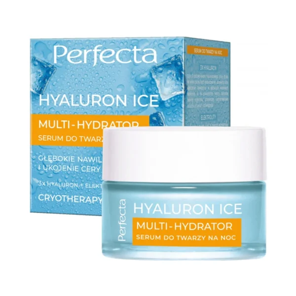 Perfecta Hyaluron Ice Multi-Hydrator serum do twarzy na noc, 50 ml