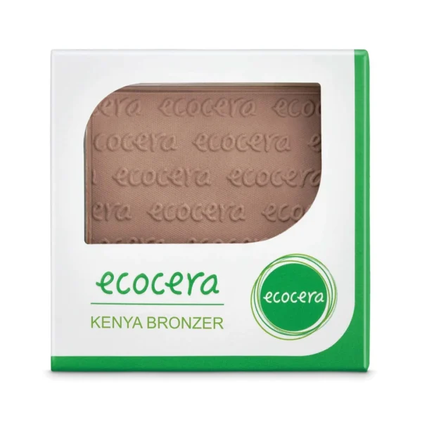 Ecocera Shimmer puder brązujący matowy, Kenya, 10 g