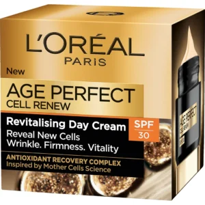 L’Oréal Paris Age Perfect Cell Renew krem przeciwzmarszczkowy na dzień z SPF 30, 50 ml
