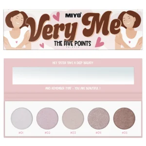 MIYO Five Points Palette paleta cieni do powiek Five Points Very Me no 08, 6,5 g