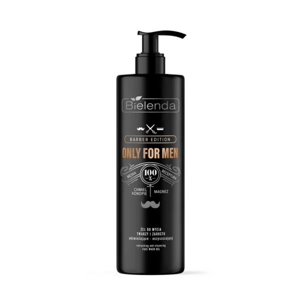 Bielenda Barber Edition żel do mycia twarzy i zarostu, 190 g