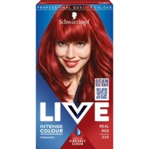 Schwarzkopf Live Intense Colour farba do włosów 035 Real Red, 1 szt.