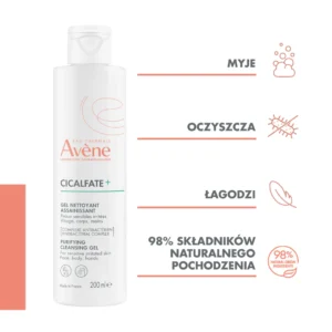 Avène Cicalfate+ oczyszczający żel do mycia, 200 ml
