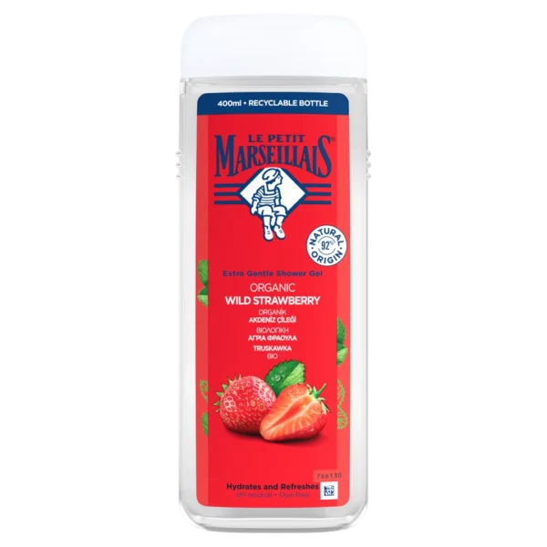 Le Petit Marseillais żel pod prysznic Truskawka, 400 ml