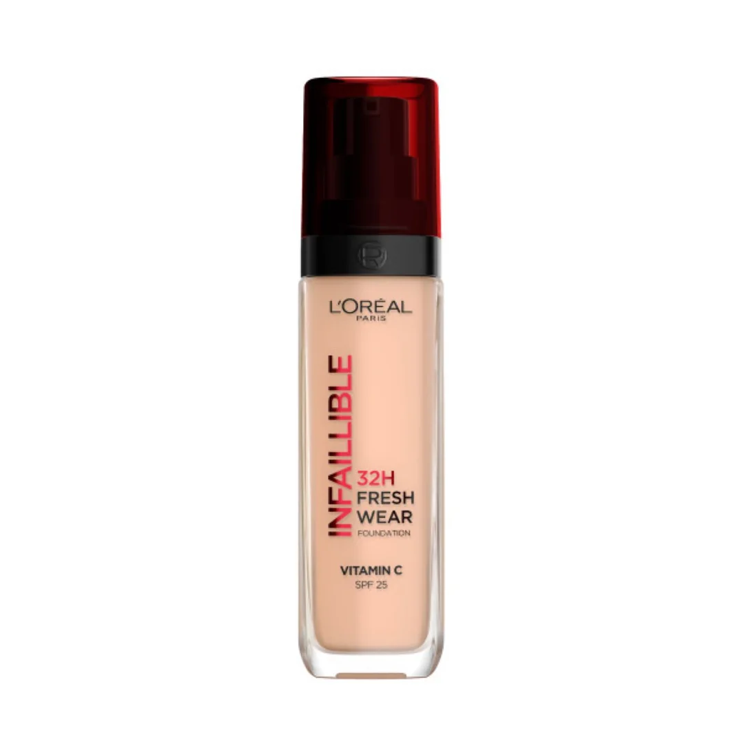 L’Oreal Infaillible 24H Fresh Wear Foundation długotrwały podkład do twarzy 145 Beige Rose, 30 ml