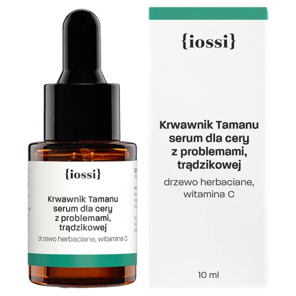 Iossi Krwawnik Tamanu serum dla cery z problemami i trądzikowej, 10 ml - obrazek 3