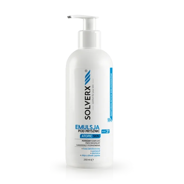Solverx Atopic Skin emulsja pod prysznic do skóry atopowej, 250 ml