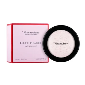 Pierre René Loose Powder Natural Glow puder sypki nr 01 Pink, 10 g