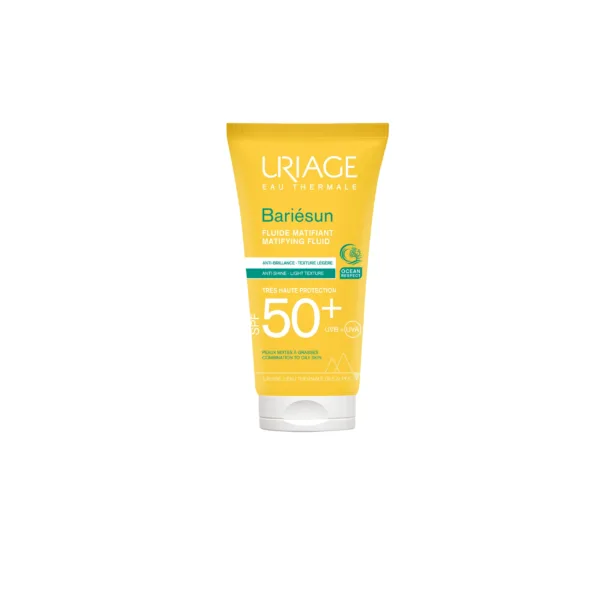 Uriage Bariesun Mat fluid matująco-nawilżający SPF 50+, 50 ml