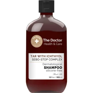 The Doctor Health & Care szampon przeciw przetłuszczaniu się włosów Dziegieć i Ichtiol, 355 ml