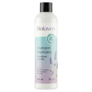 Biolaven organic szampon regulujący Olej z pestek winogron & Olejek lawendowy, 300 ml