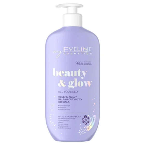 Eveline Cosmetics Beauty & Glow regenerujący balsam odżywczy do ciała, 350 ml