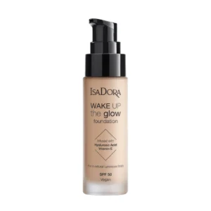 IsaDora Wake Up The Glow Podkład rozświetlający z filtrem SPF 50 nr 3C Cool Light, 30 ml