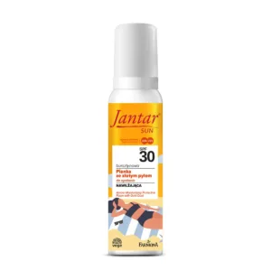 Farmona Jantar Sun bursztynowa nawilżająca pianka ochronna ze złotym pyłem SPF 30, 150 ml