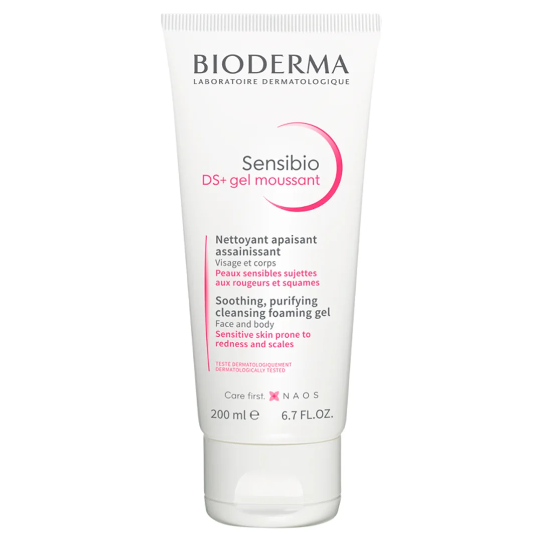 Bioderma Sensibio DS+ Gel nettoyant delikatny żel do oczyszczania twarzy, 200 ml