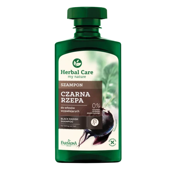 Herbal Care szampon do włosów wypadających czarna rzepa, 330 ml - obrazek 2