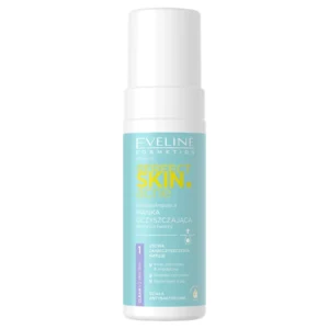 Eveline Cosmetics Perfect Skin Acne mikropeelingująca pianka oczyszczająca do mycia twarzy, 150 ml