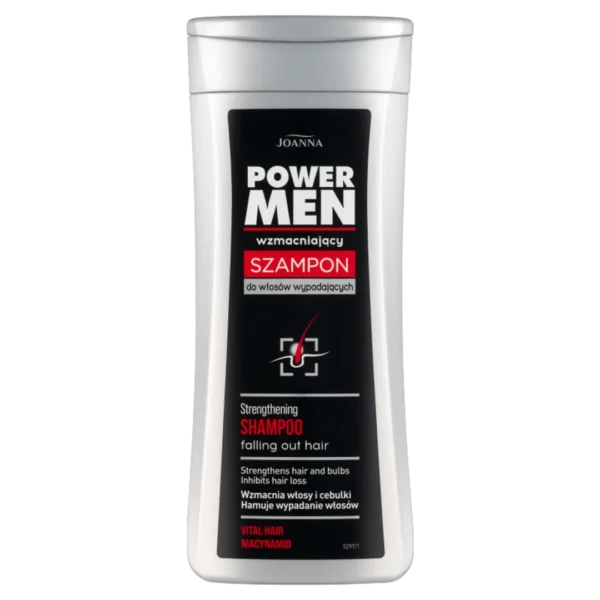 Joanna POWER MAN szampon do włosów dla mężczyzn wzmacniający, 200 ml