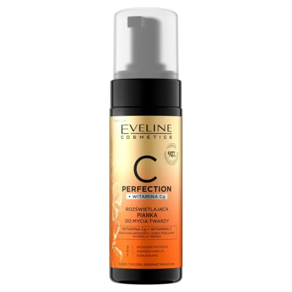 Eveline Cosmetics C-Perfection rozświetlająca pianka do mycia twarzy, 150 ml