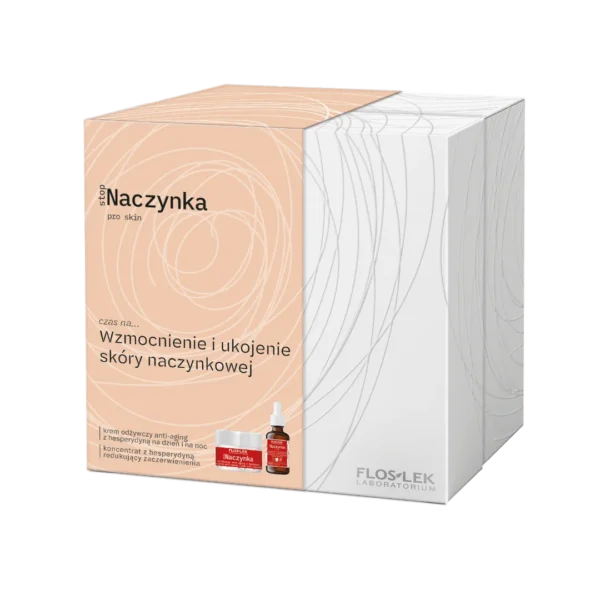 Floslek stopNACZYNKA zestaw kosmetyków, 50 ml + 30 ml