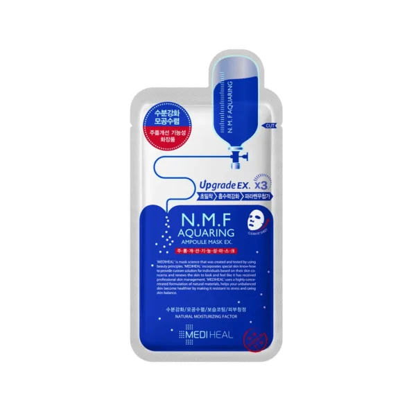 Mediheal N.M.F. Aquaring bawełniana maska nawilżająca w płachcie, 27 ml