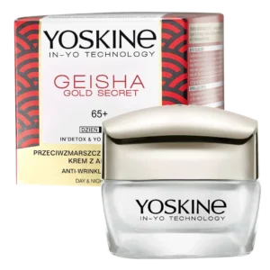 Yoskine Geisha Gold Secret krem przeciwzmarszczkowy na dzień i noc 65+, 50 ml