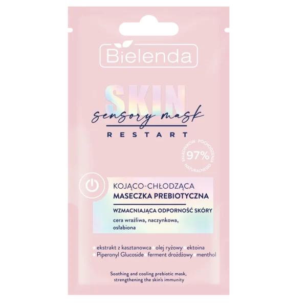 Bielenda Skin Restart Sensory Mask kojąco-chłodząca maseczka prebiotyczna, 8 g