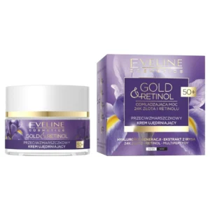 Eveline Cosmetics GOLD&RETINOL regenerujący krem liftingujący 50+, 50 ml