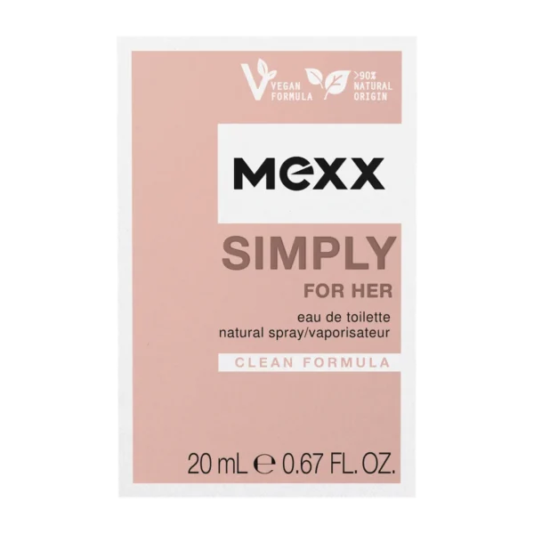 Mexx Simply For Her Woda toaletowa dla kobiet, 20 ml - obrazek 5