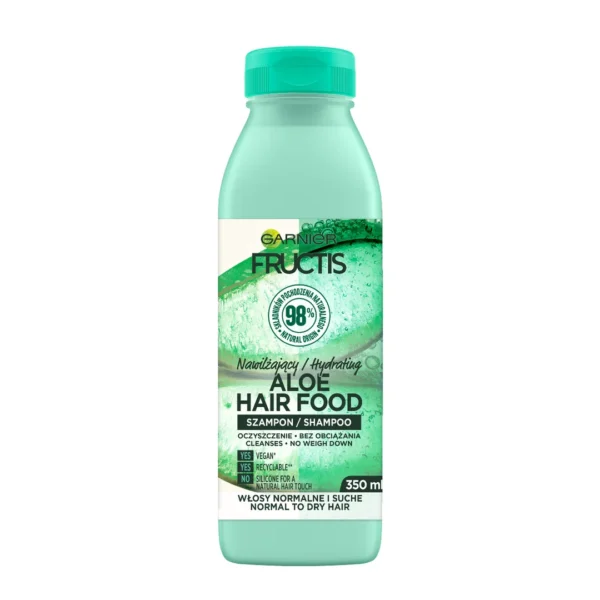 Garnier Fructis Aloe Hair Food nawilżający szampon do włosów, 350 ml