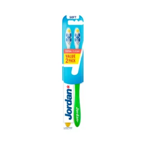 Jordan Total Clean miękka szczoteczka do zębów, soft, 2 szt.
