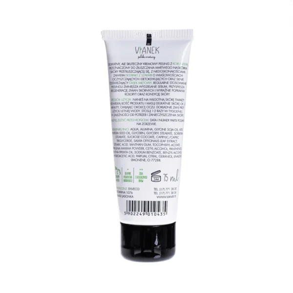 Vianek normalizujący peeling do twarzy, 75 ml - obrazek 3