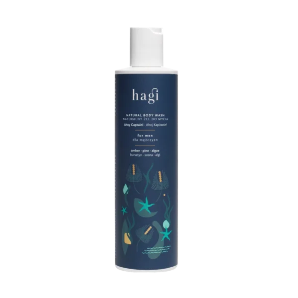 Hagi naturalny żel do mycia dla mężczyzn Ahoj Kapitanie!, 300 ml