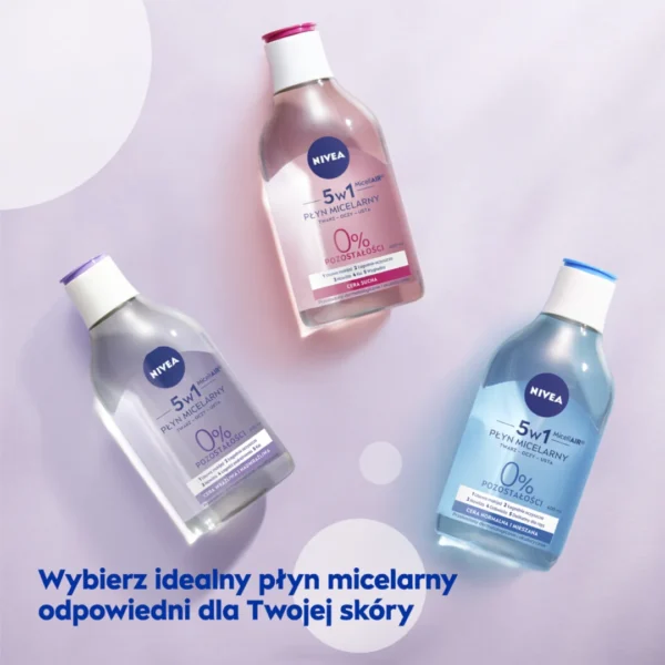 Nivea Pielęgnujący płyn micelarny 5 w 1 do cery wrażliwej i nadwrażliwej, 400 ml - obrazek 9