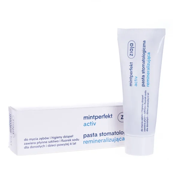 Ziaja Mintperfekt Activ pasta do zębów remineralizująca, 75 ml