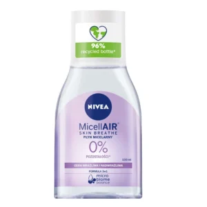 Nivea MicellAir Skin Breathe pielęgnujący płyn micelarny do cery wrażliwej i nadwrażliwej, 100 ml