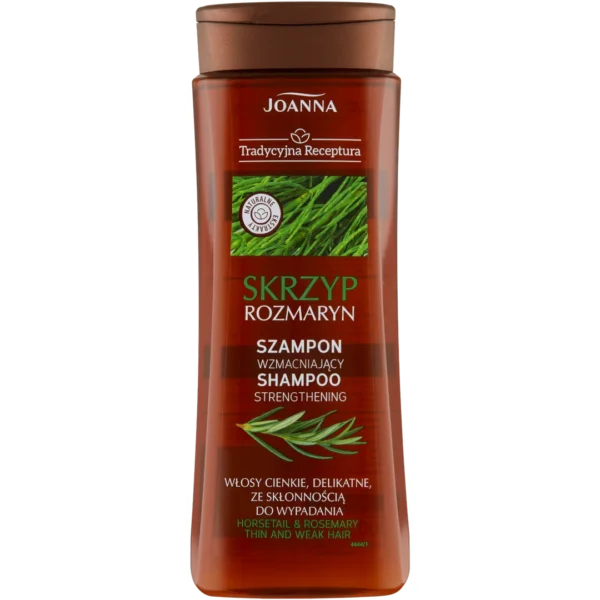 Joanna Tradycyjna Receptura szampon do włosów, skrzyp i rozmaryn, 300ml