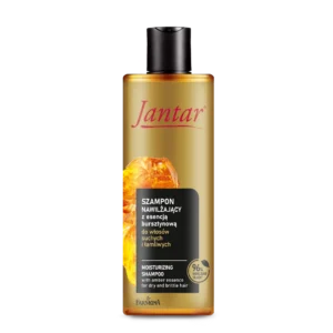 Jantar Szampon nawilżający z esencją bursztynową do włosów suchych i łamliwych, 300 ml