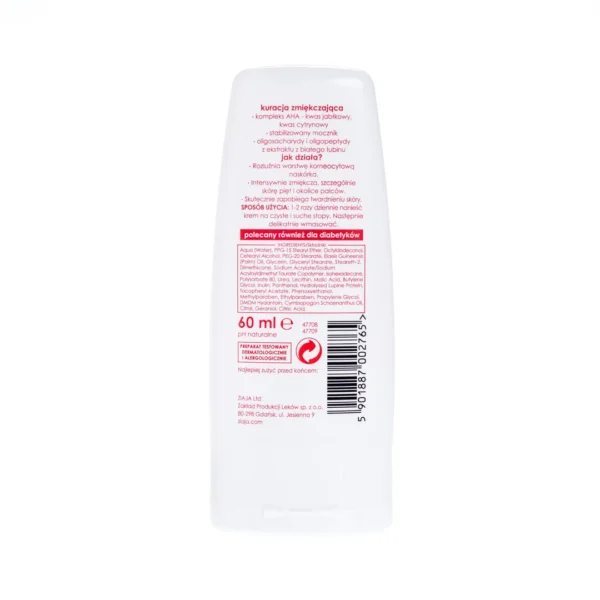 Ziaja Stopy zmiękczający krem do stóp z kompleksem AHA, 60 ml - obrazek 4