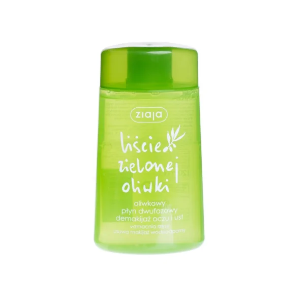 Ziaja Liście Zielonej Oliwki dwufazowy płyn do demakijażu oczu i ust, 120 ml - obrazek 2