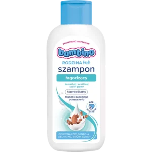 Bambino Rodzina łagodzący szampon do suchej i wrażliwej skóry głowy, 400 ml