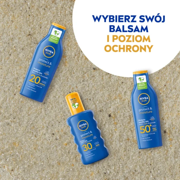 Nivea Sun nawilżający balsam do opalania SPF 20, 200 ml - obrazek 7