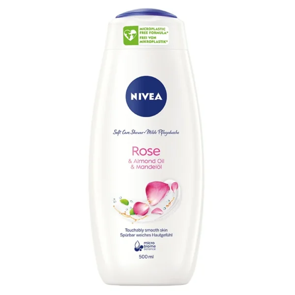 Nivea Rose & Almond Oil Care Shower pielęgnujący żel pod prysznic, 500 ml