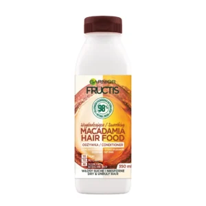 Garnier Fructis Macadamia Hair Food wygładzająca odżywka do włosów, 350 ml