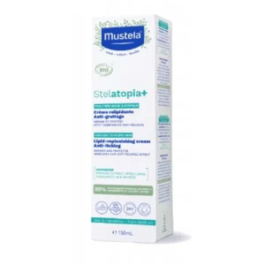 Mustela Stelatopia+ krem uzupełniający lipidy, 150 ml