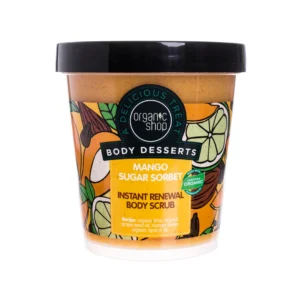 Organic Shop regenerujący peeling do ciała mango cukrowy sorbet, 450 ml