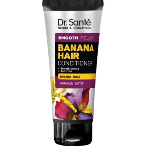 Dr. Santé Banana Smooth Relax odżywka do włosów Sok z banana i Olejek murumuru, 200 ml