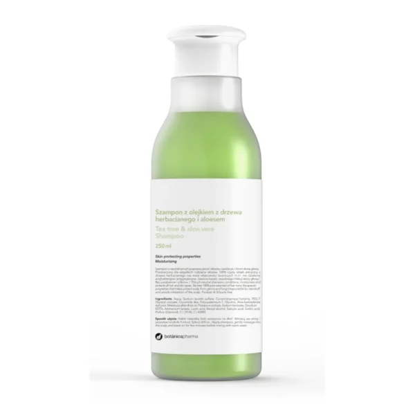 Botanicapharma szampon z olejkiem z drzewa herbacianego i aloesem, 250 ml